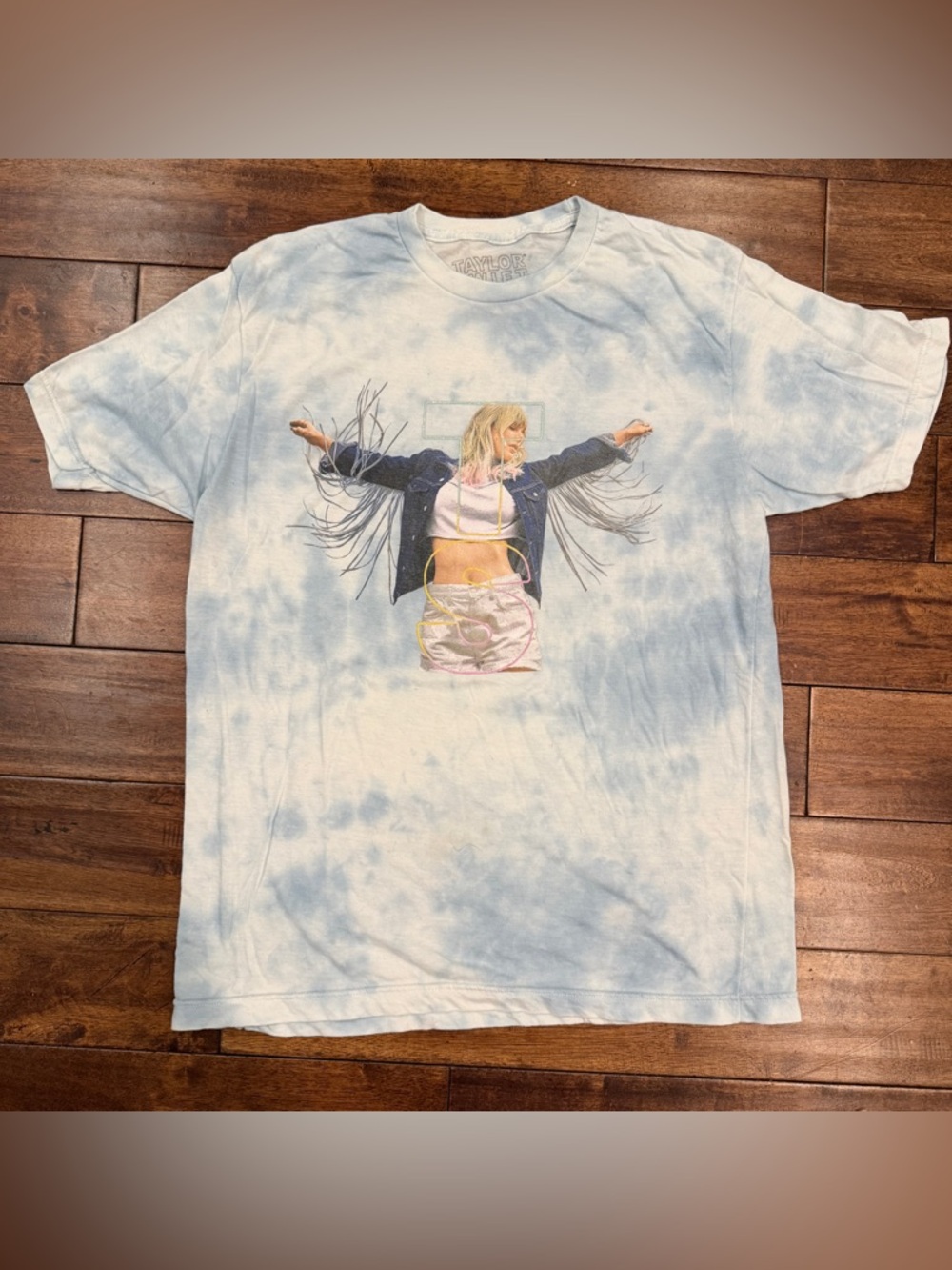 Taylor Swift Lover Tie Dye T Shirt Sz L 2019 Tour Album TS Sparkle Eras ME